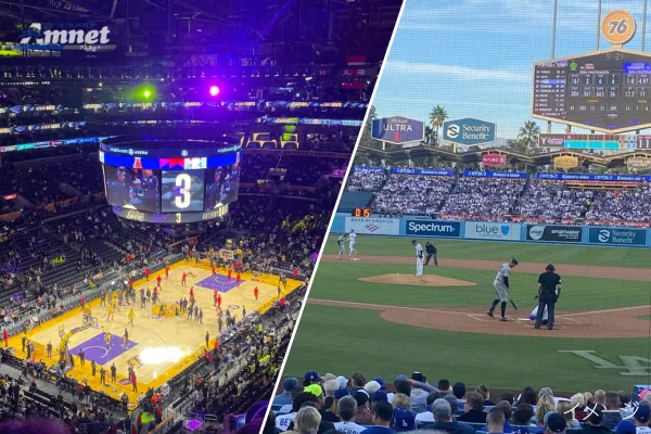 ロサンゼルス野球×NBAバスケをダブル観戦する6日間★観戦席は並び席確約｜往復「ANA」直行便利用≪往路空港送迎付≫